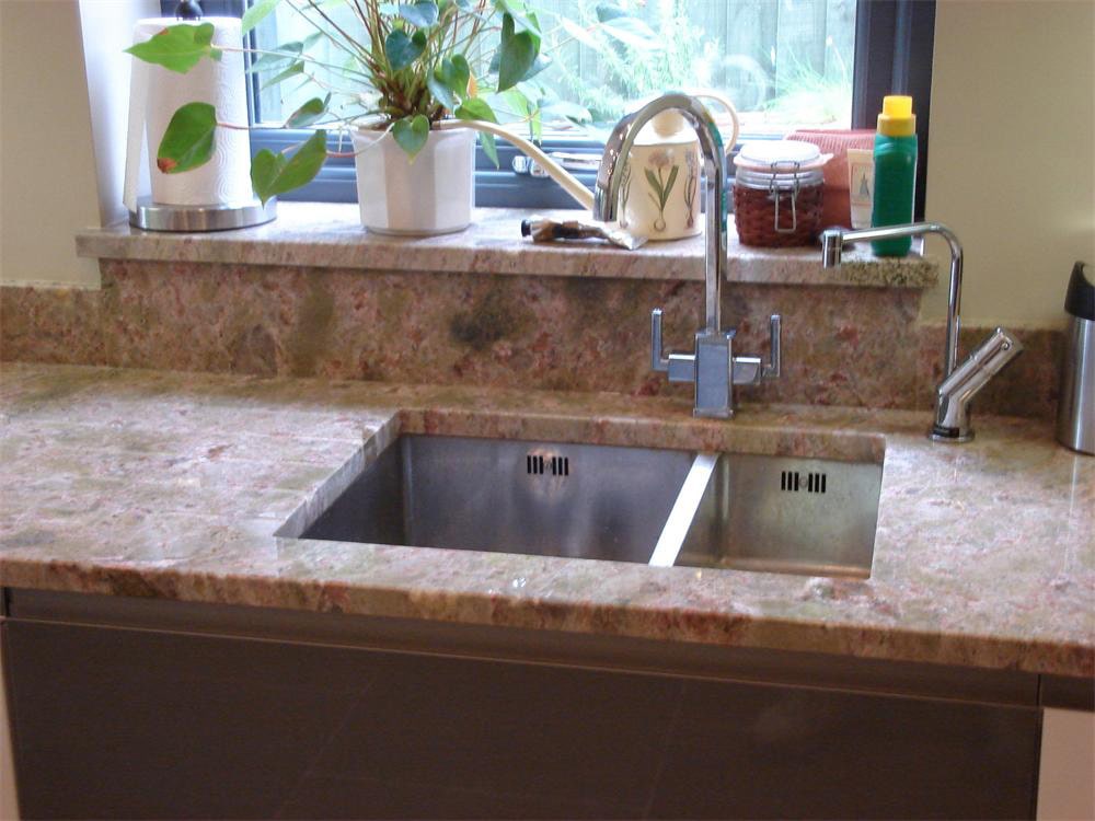 Change of Style waterfall green granite