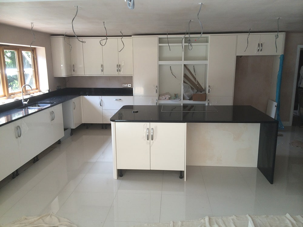 Change of Style installing a kitchen